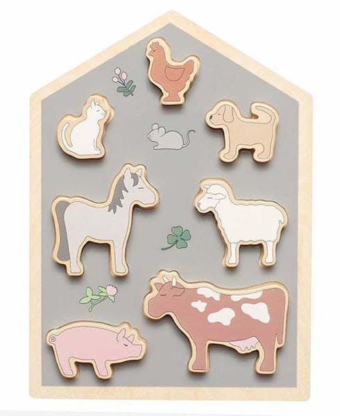 Puzzle - Farm animals-image